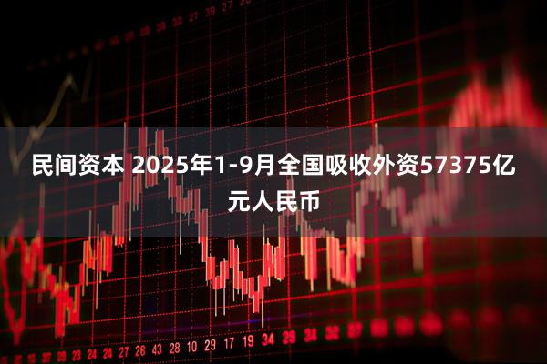 民间资本 2025年1-9月全国吸收外资57375亿元人民币